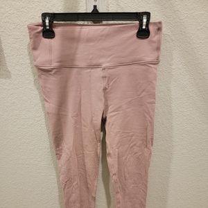 Pink Lululemon size 12/ large leggings